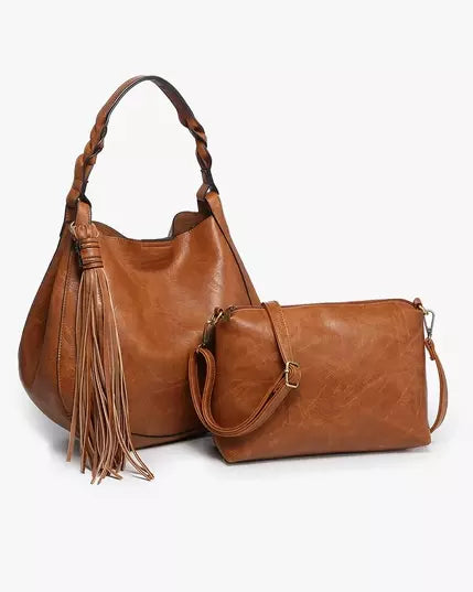 Eloise Large Tassel Hobo Purse