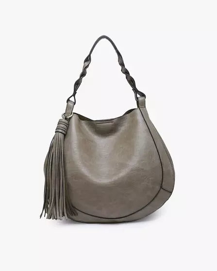 Eloise Large Tassel Hobo Purse