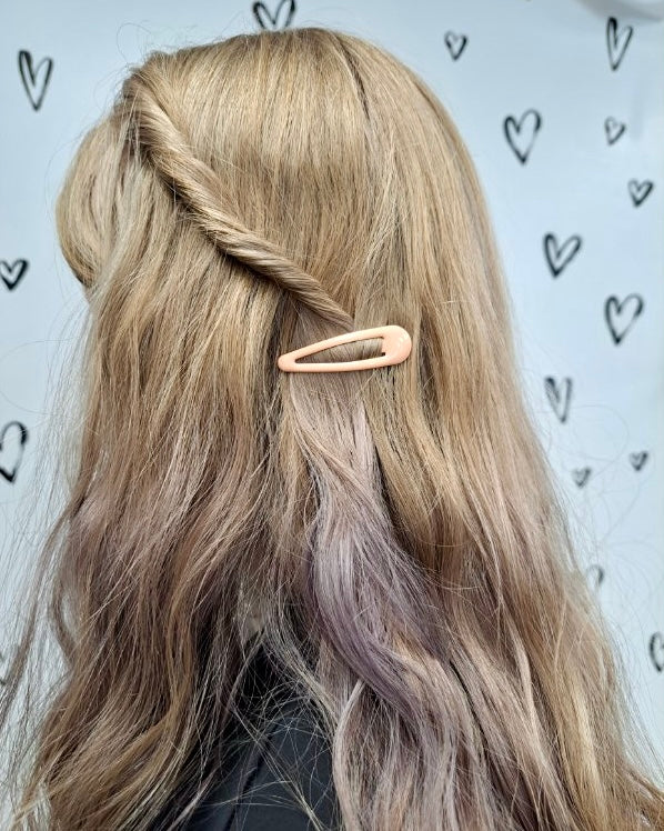 Glossy Snap Hair Clips