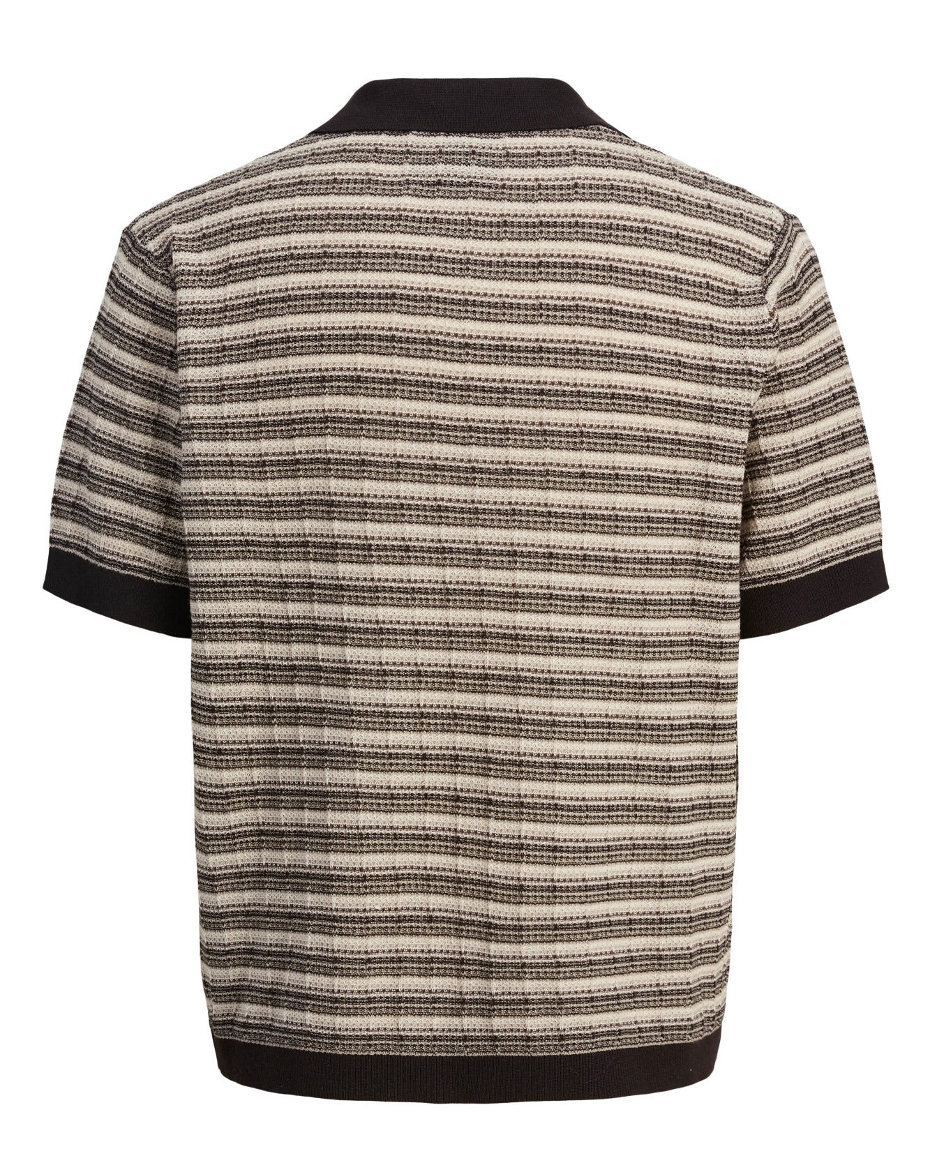 The Jackson Striped Split Neck Knit
