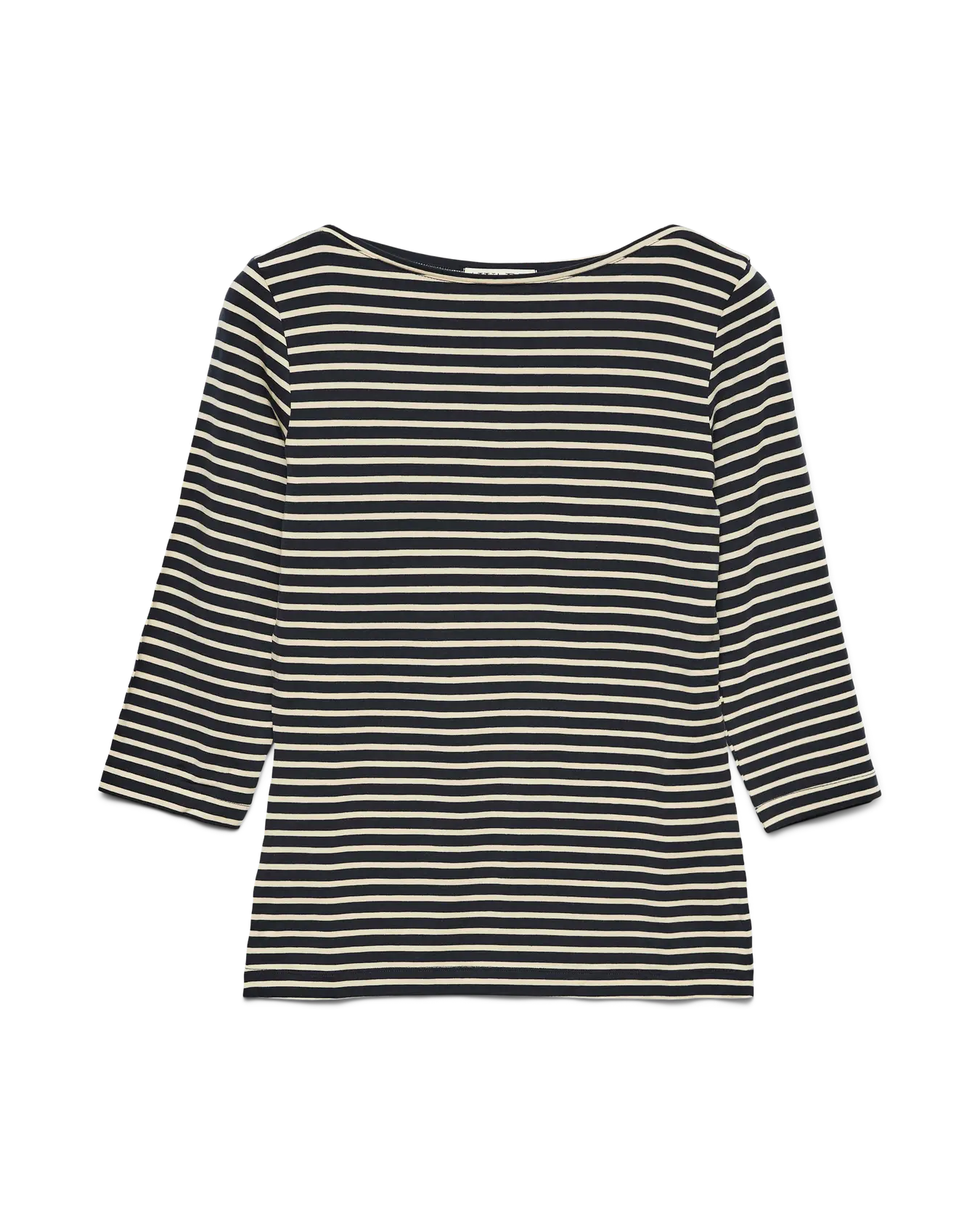 The Fiona 3/4 Boatneck Top - 2 COLORS