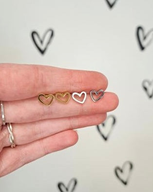 Heart Studs