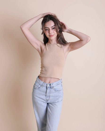 The High Neck Racerback Tank: 9 COLORS