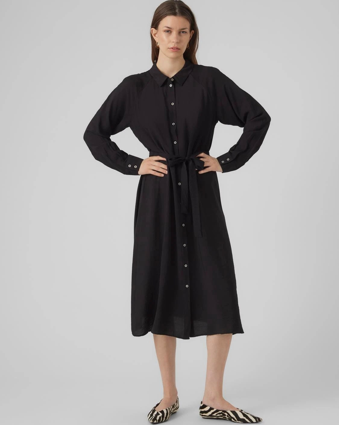 💥 The Debby Long Sleeve Shirt Dress