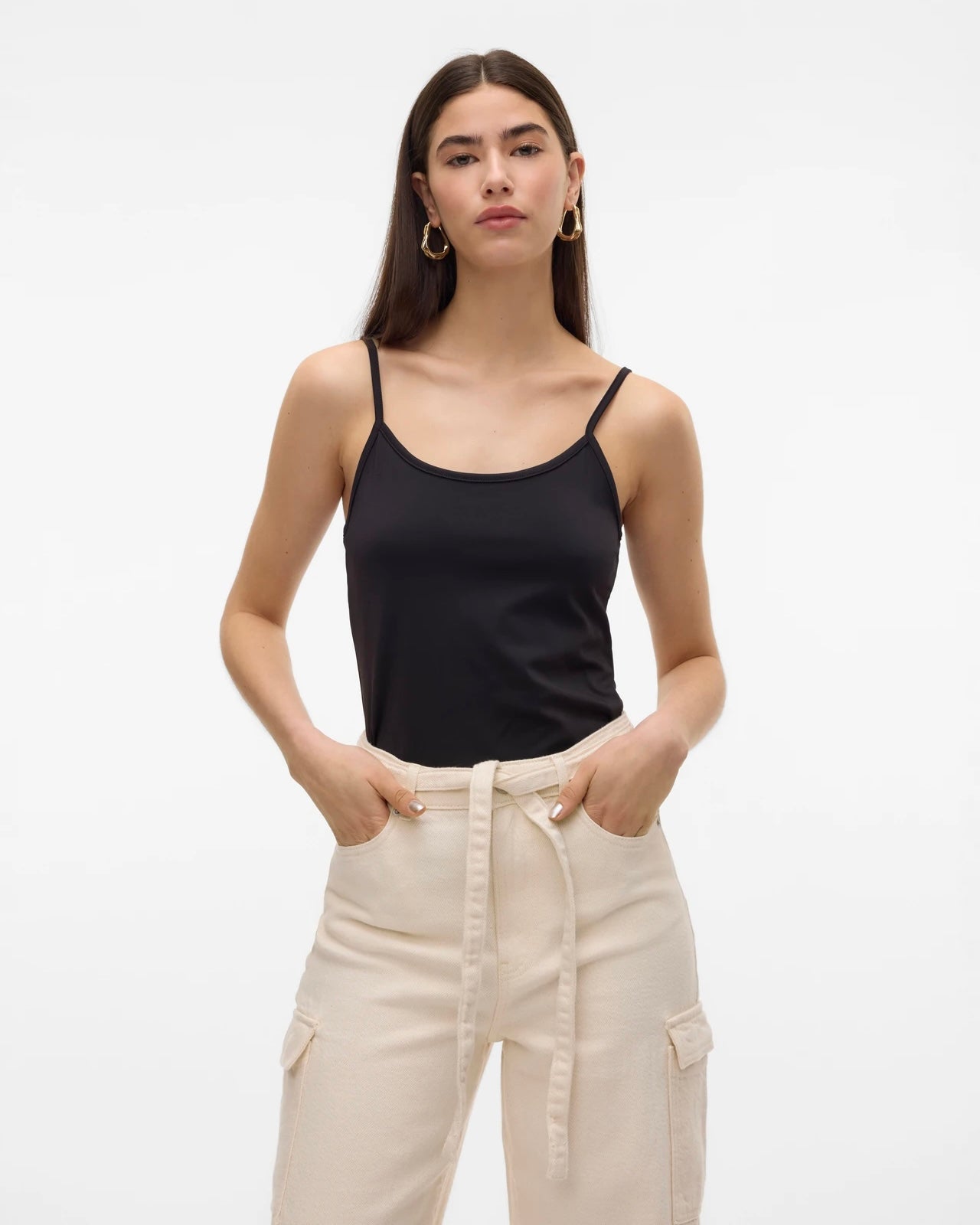 The Million Camisole Tank: Black + White
