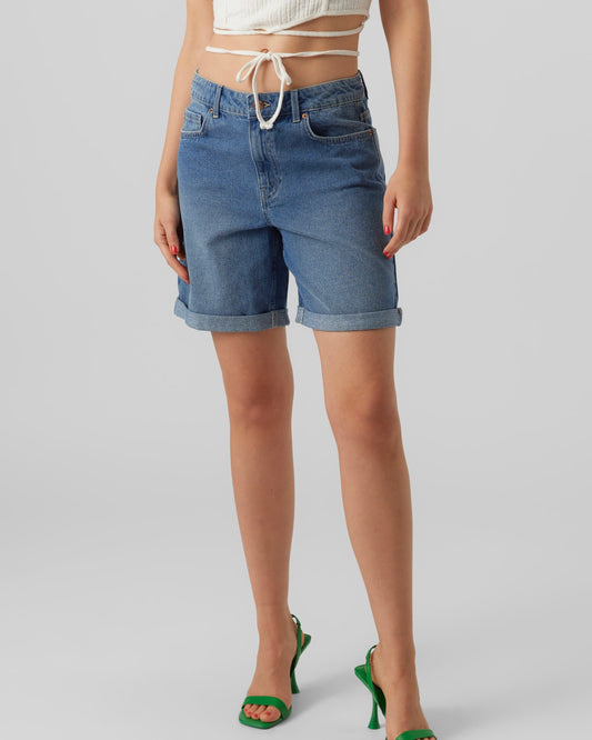 The Karlie Medium Wash Shorts