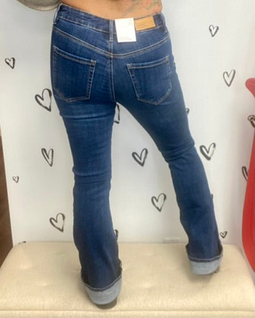 The Flash Flared Mid Rise Jean - 32" + 34" length!