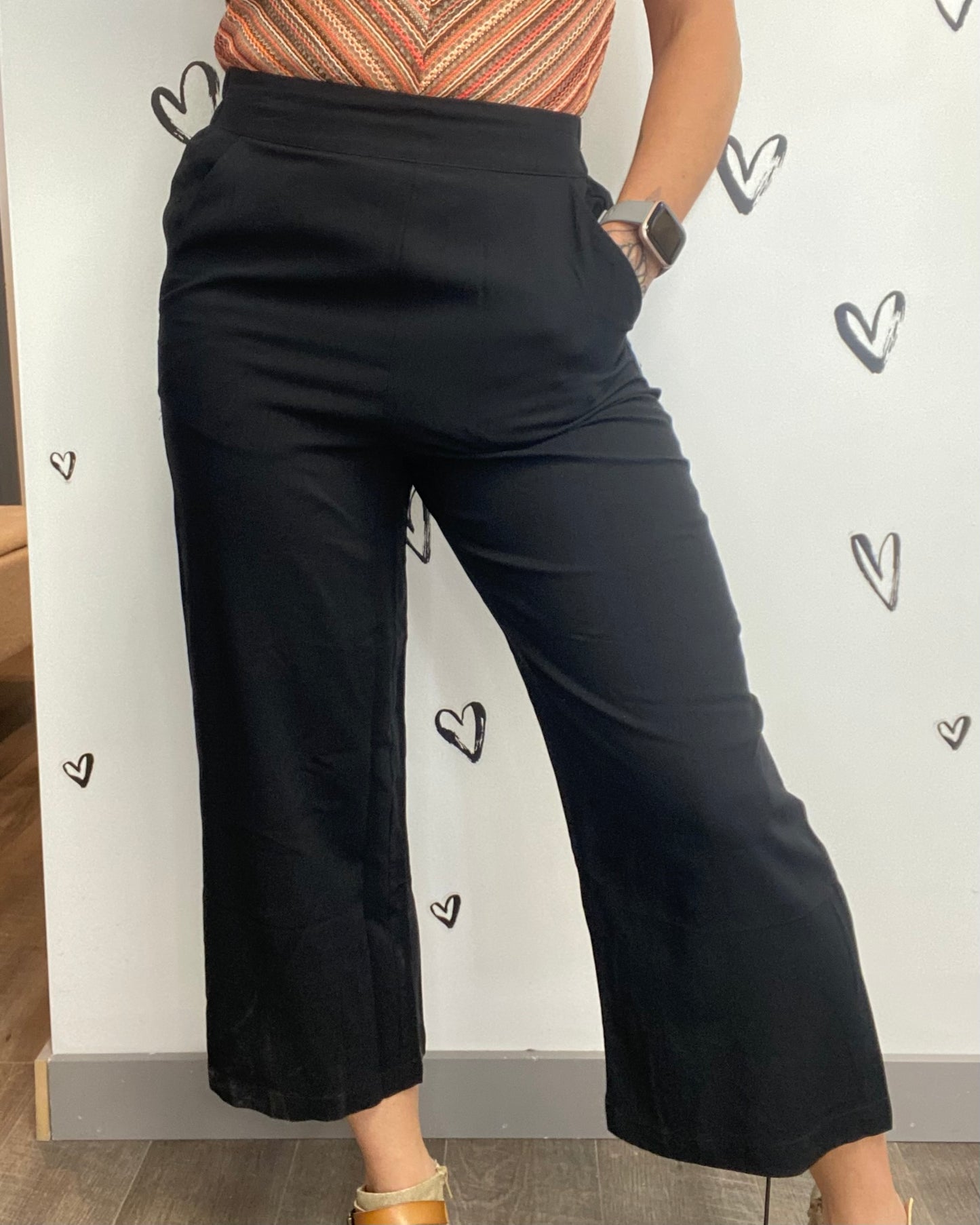 The Easy Joy High Waist Culotte Pants