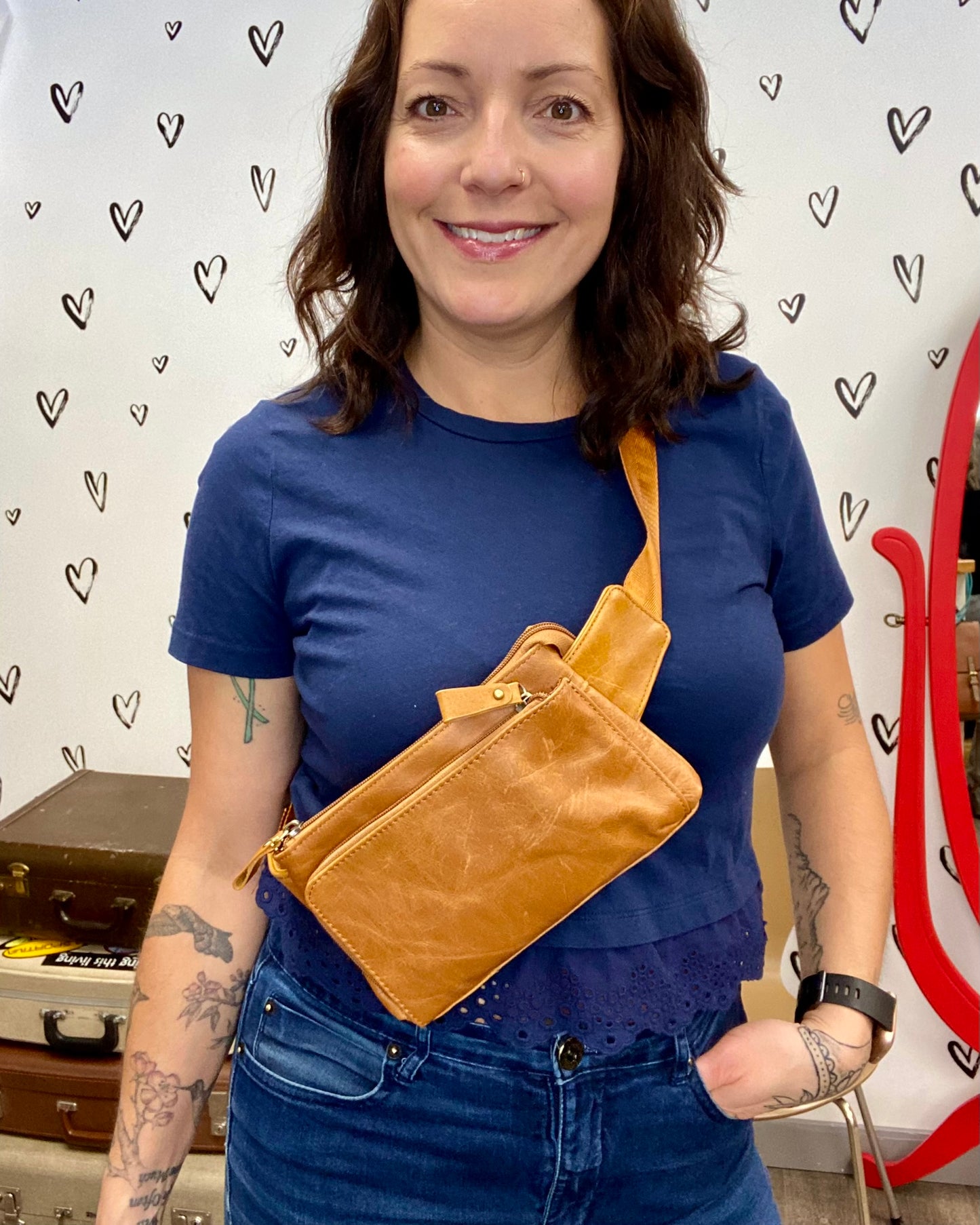 Leather Waist Bag / Fanny Pack