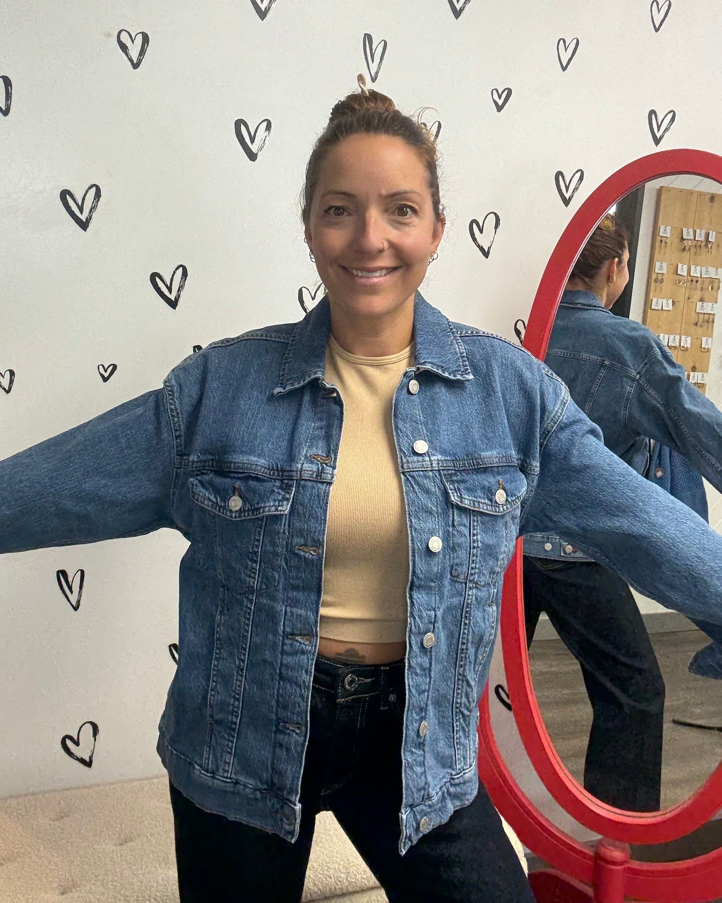 The Tessa Oversized Denim Jacket