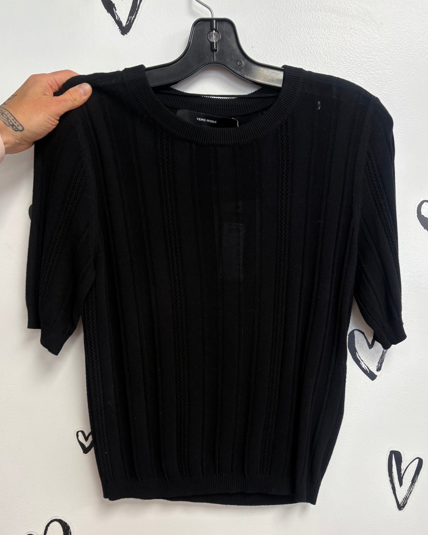 The Mindy Short Sleeve Crew Neck Top - 2 COLORS