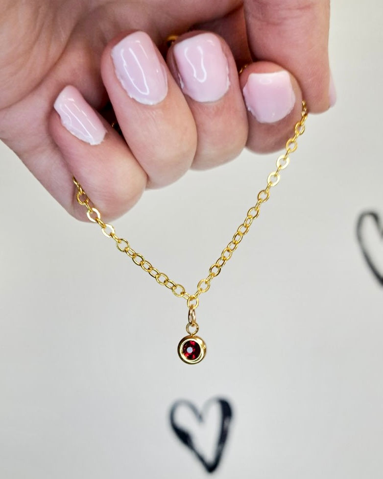 Gold Birthstone Bracelet