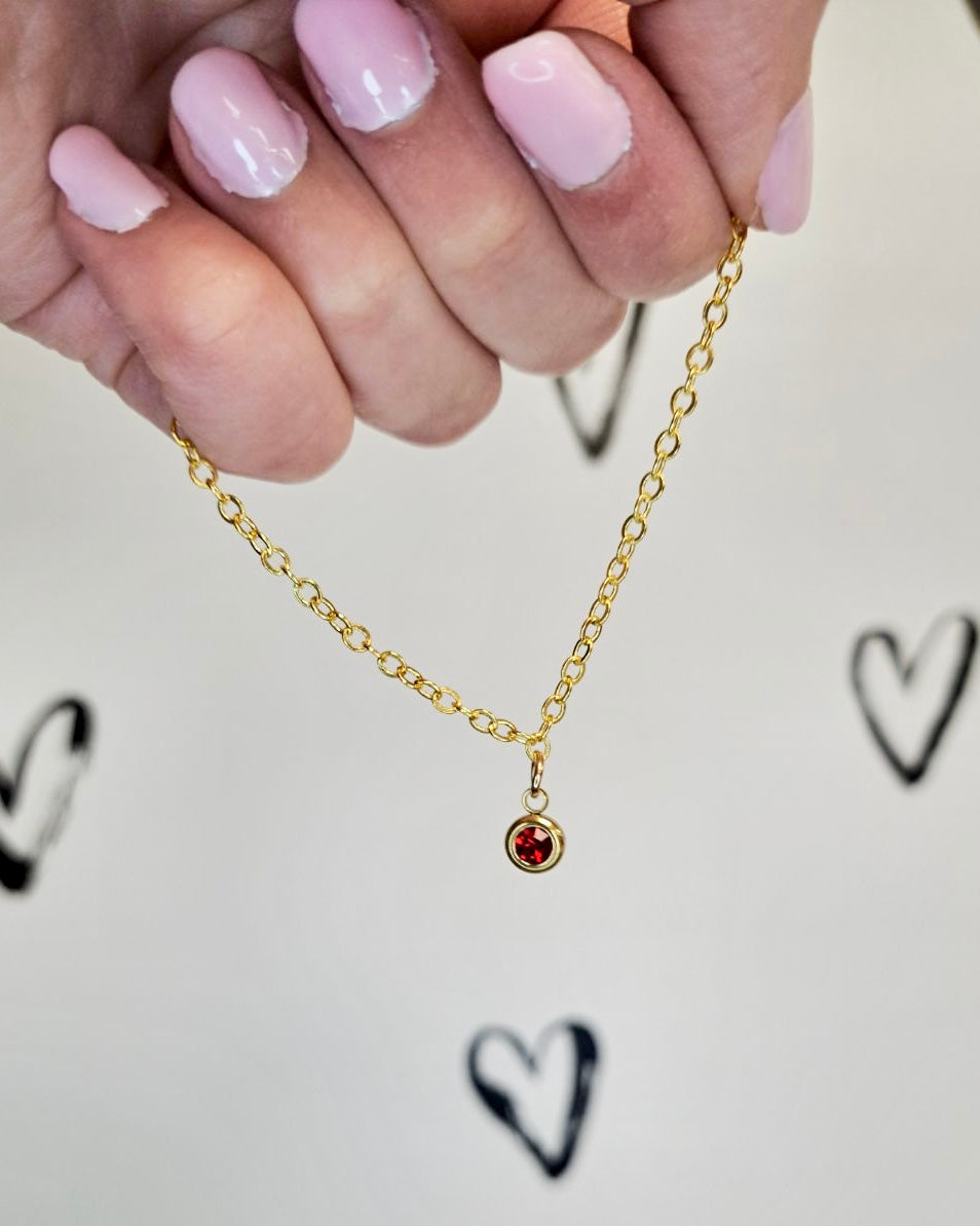 Gold Birthstone Bracelet