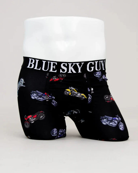 Motorcycle Men's Bamboo Boxer Briefs π