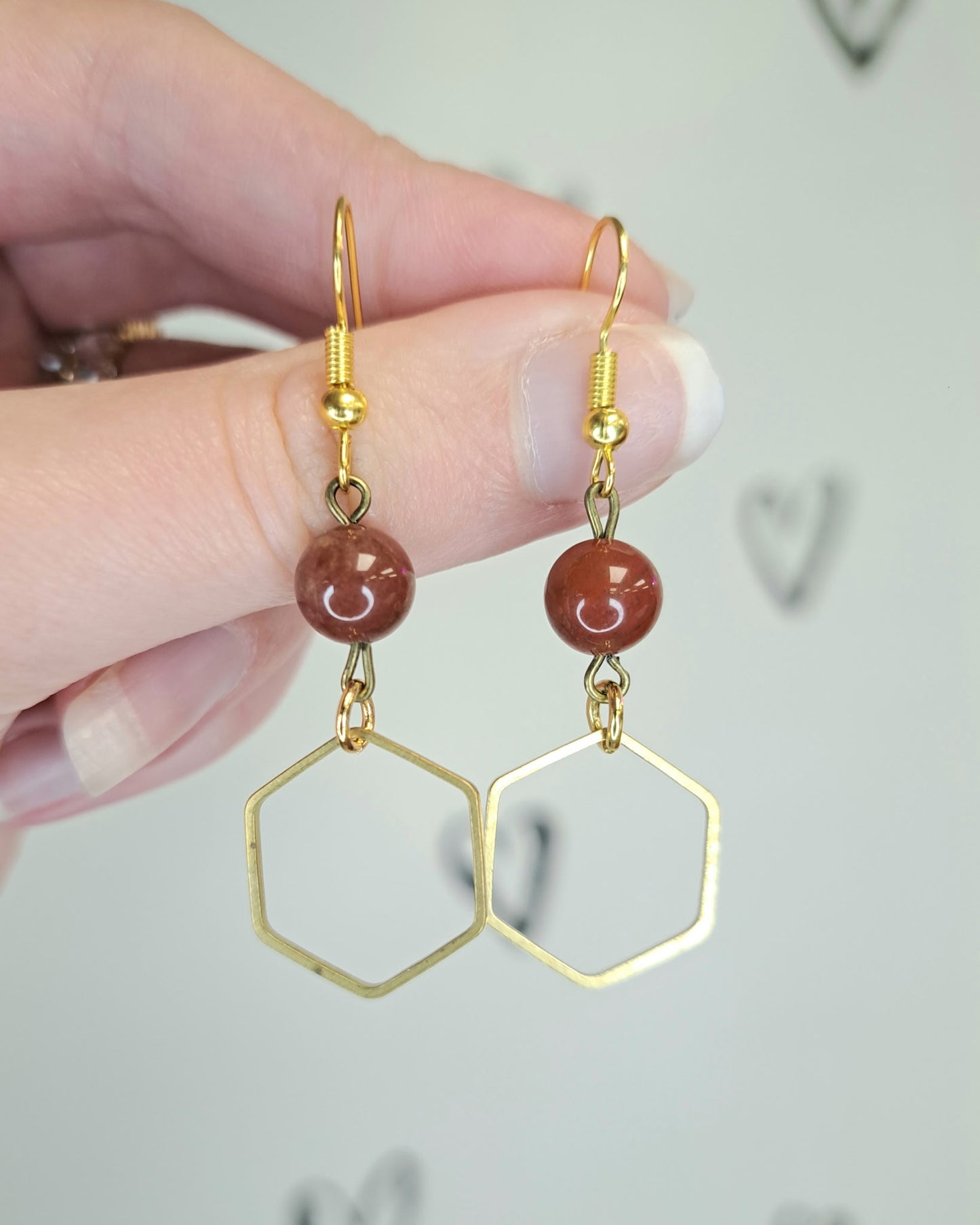 Stonehart Red Jasper Earrings