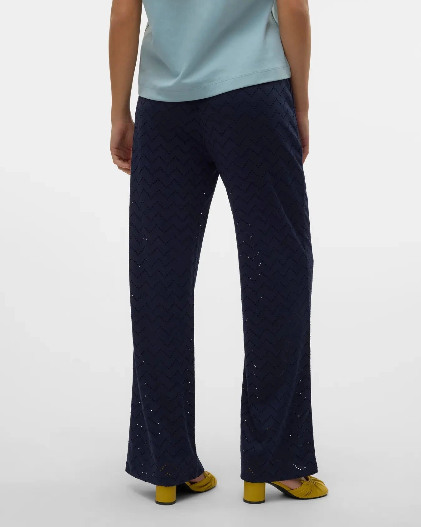The Thas Eyelet Wide Leg Pants