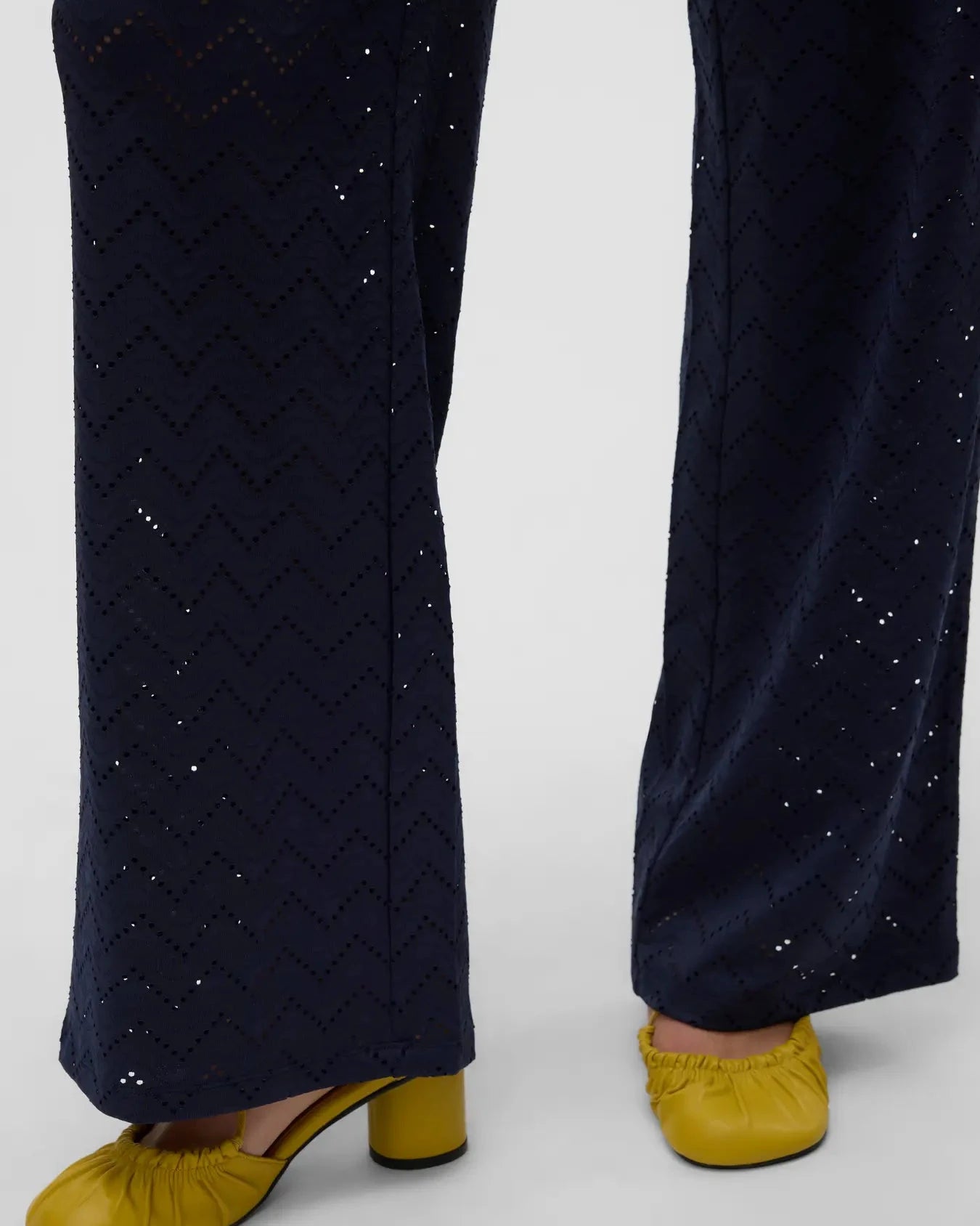 The Thas Eyelet Wide Leg Pants