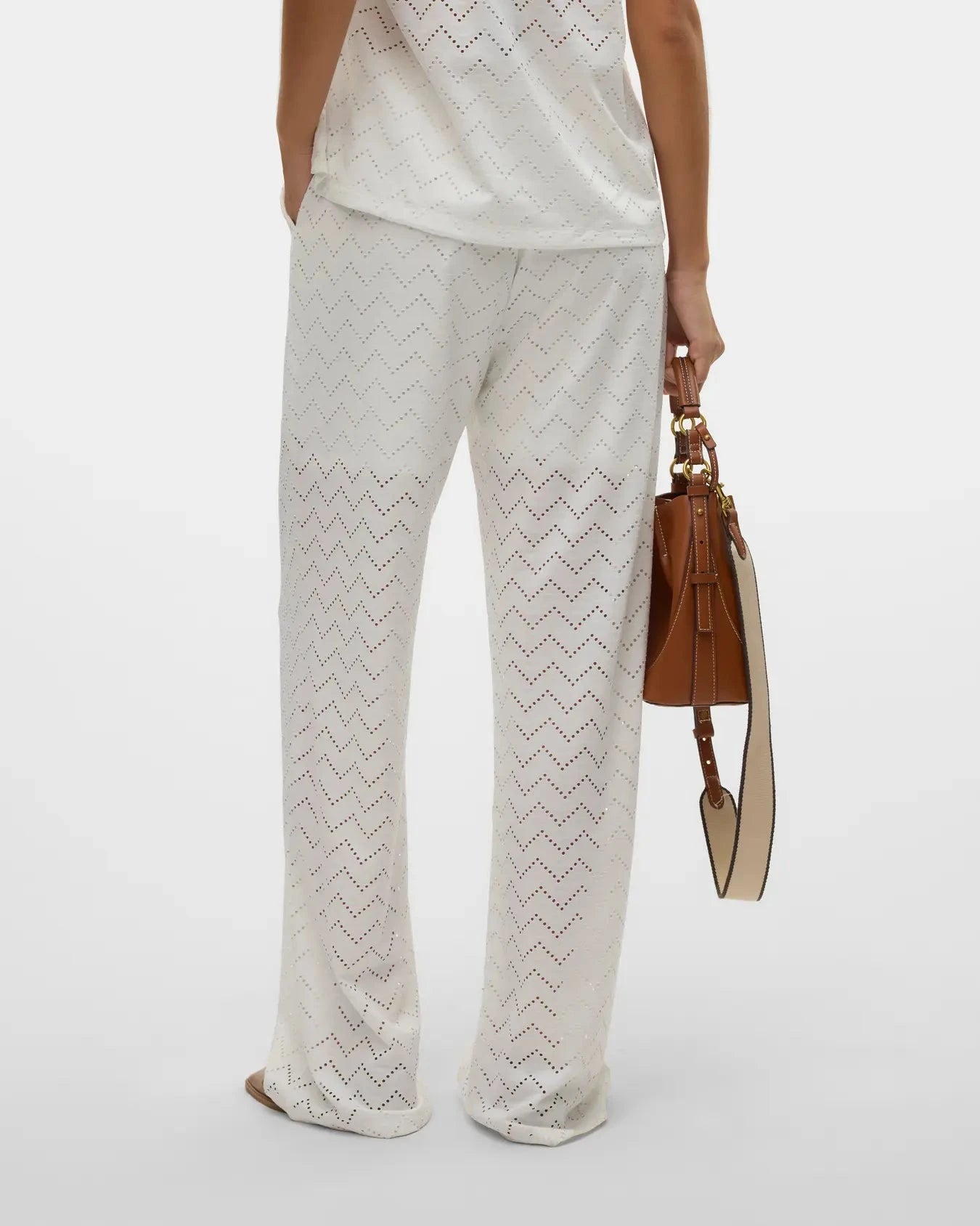 The Thas Eyelet Wide Leg Pants
