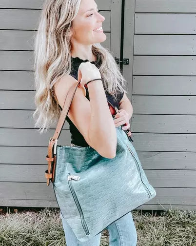 Alexa Woven 2 in 1 Hobo Bag