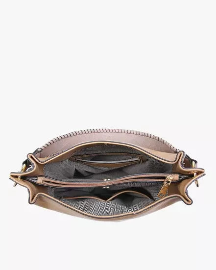 Amber Tassel Hobo Bag