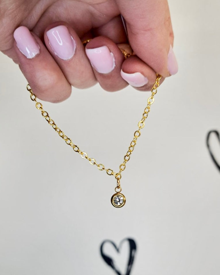 Gold Birthstone Bracelet