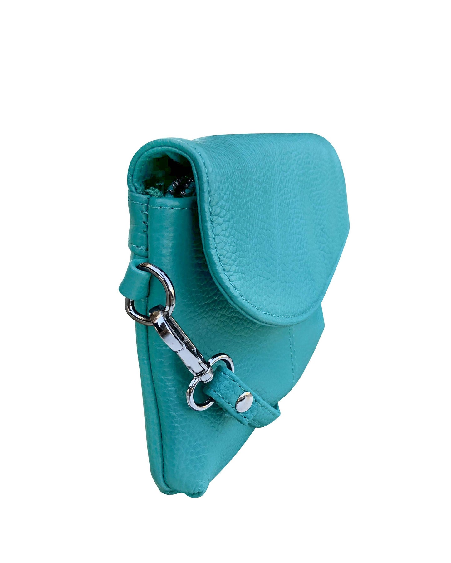 Leather Crossbody + Clutch Purse