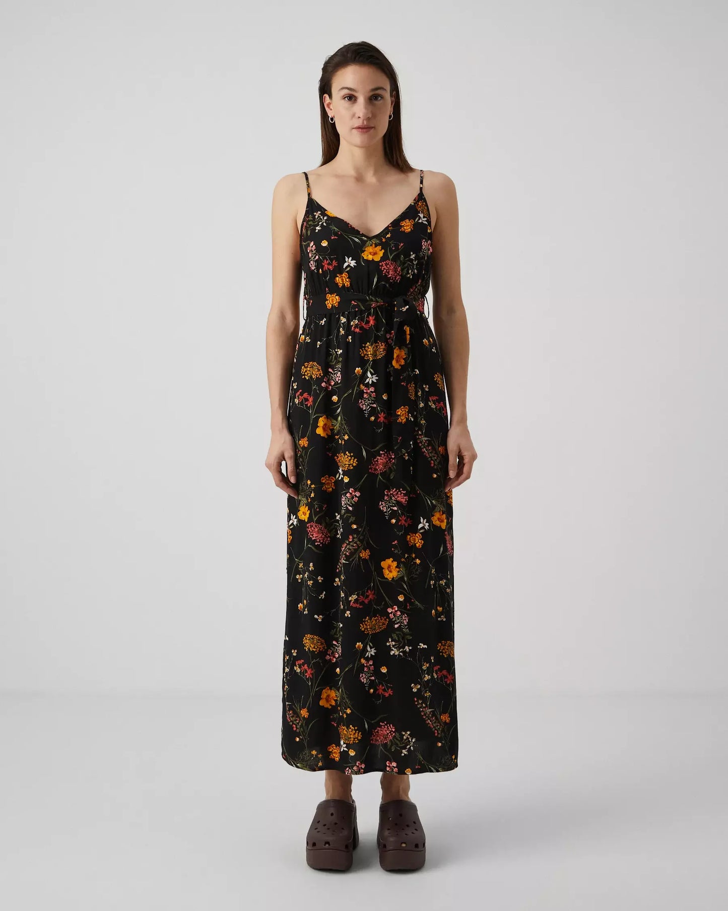 The Easy Joy Slit Maxi V-Neck Dress