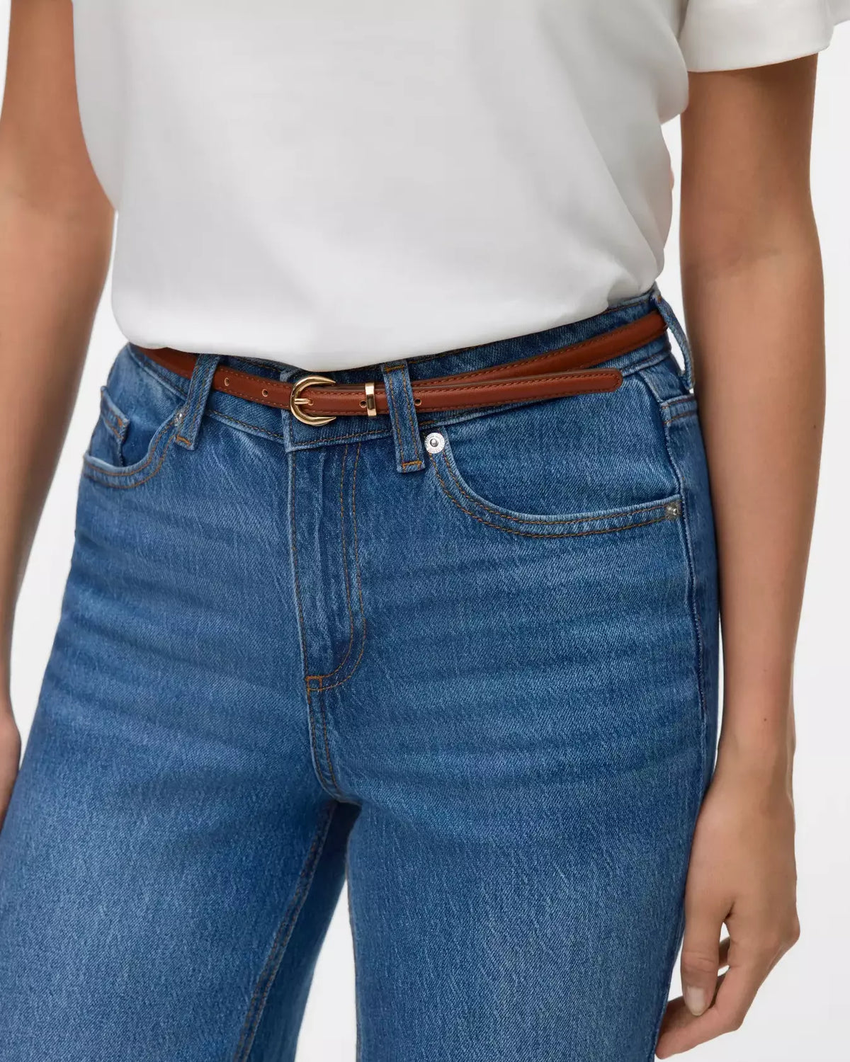 The 2 Pack Katja Belts: Brown + Black