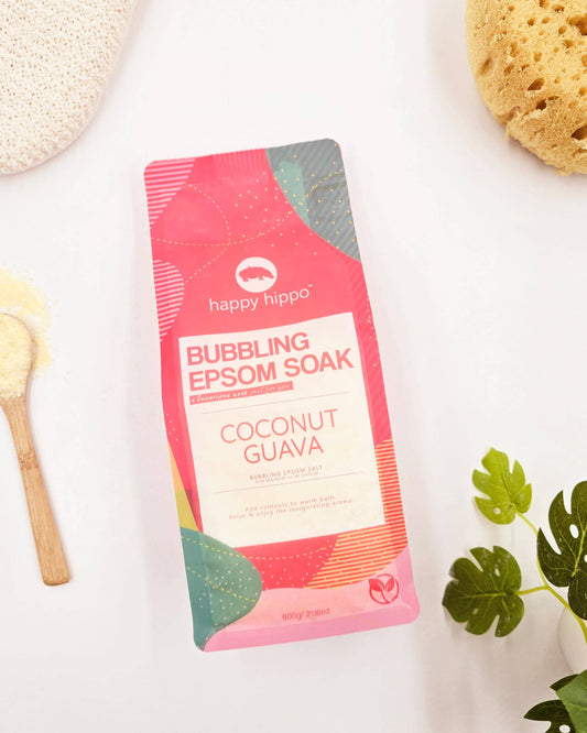 Coconut Guava Bubbling Epsom Soak π