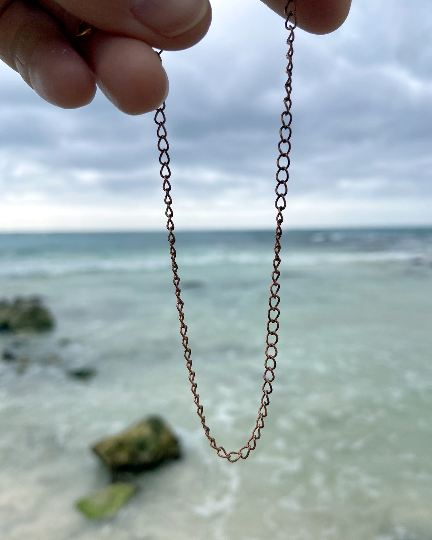 Copper Cable Chain Anklet