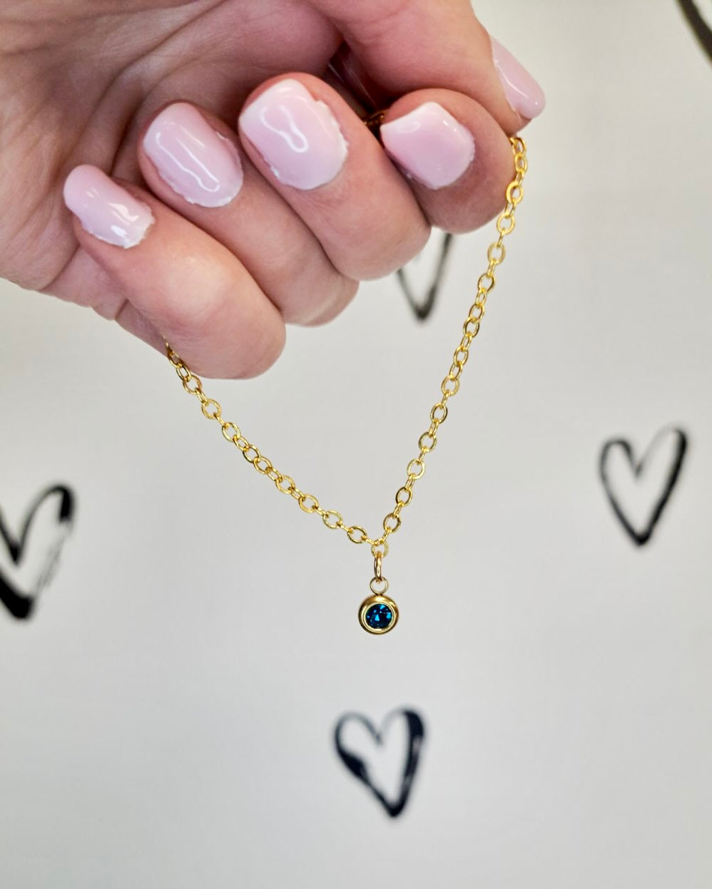 Gold Birthstone Bracelet