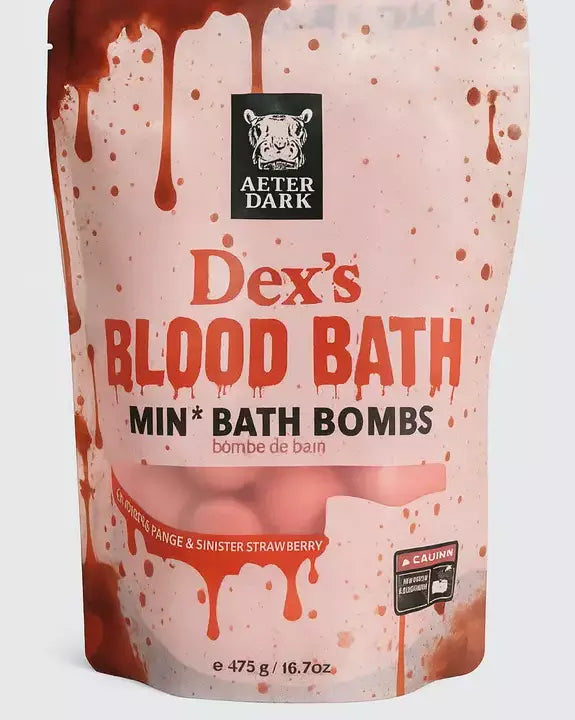 Dex's Blood Bath Mini Bath Bombs 🍁