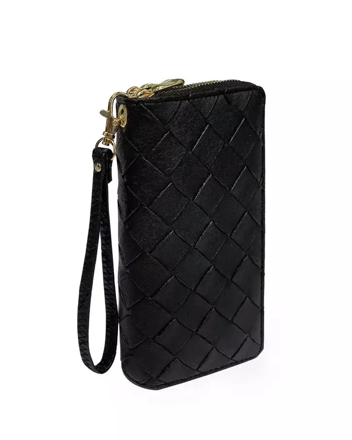 Wristlet Double Zipper Wallet