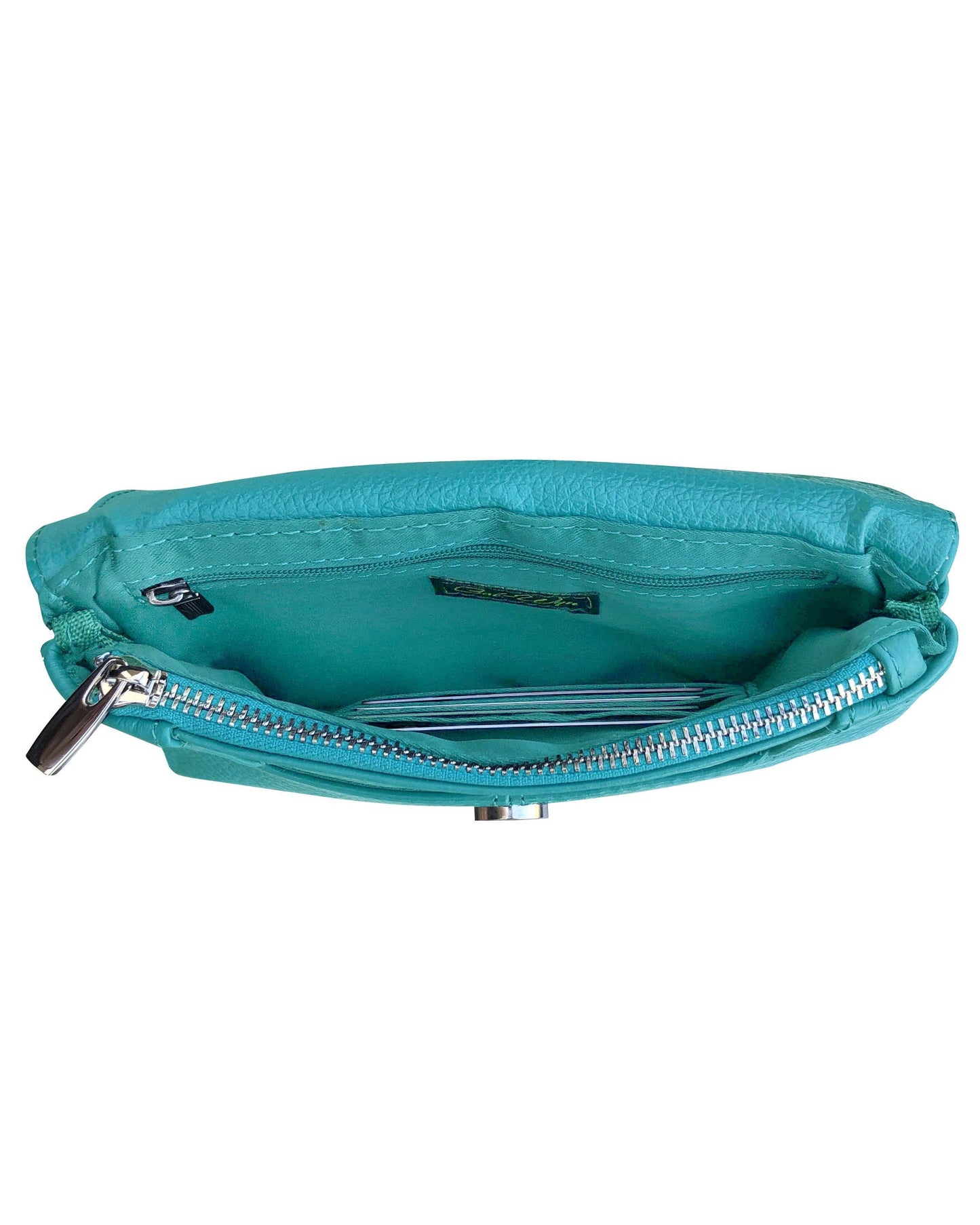 Leather Crossbody + Clutch Purse