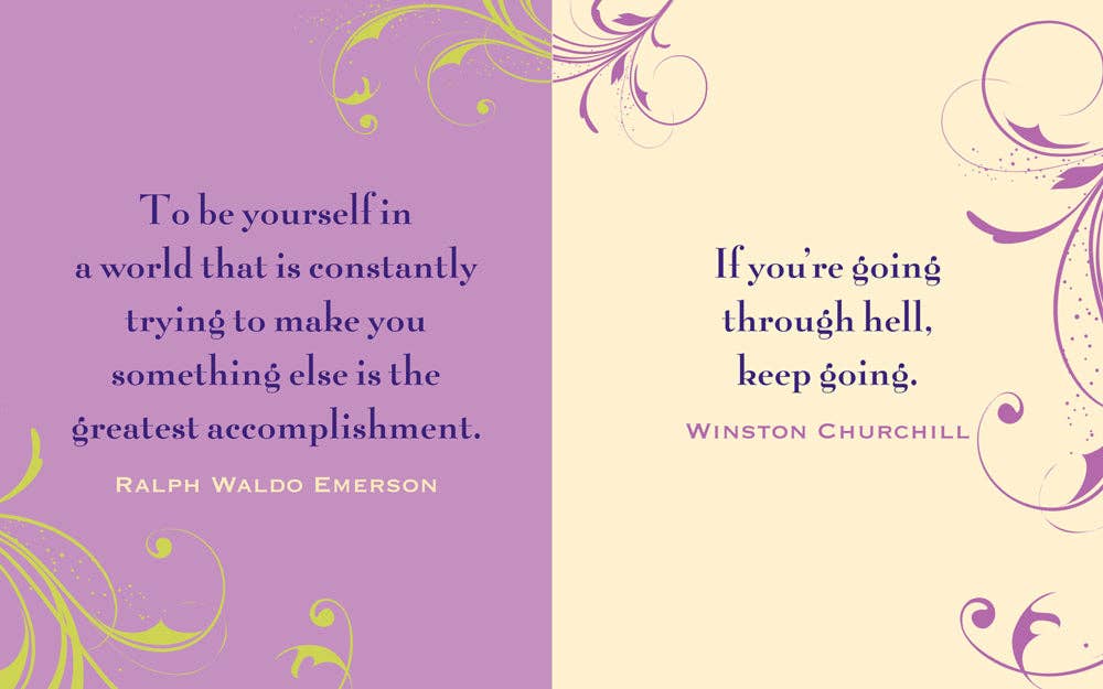 "Believe" Mini Inspirational Quote Book