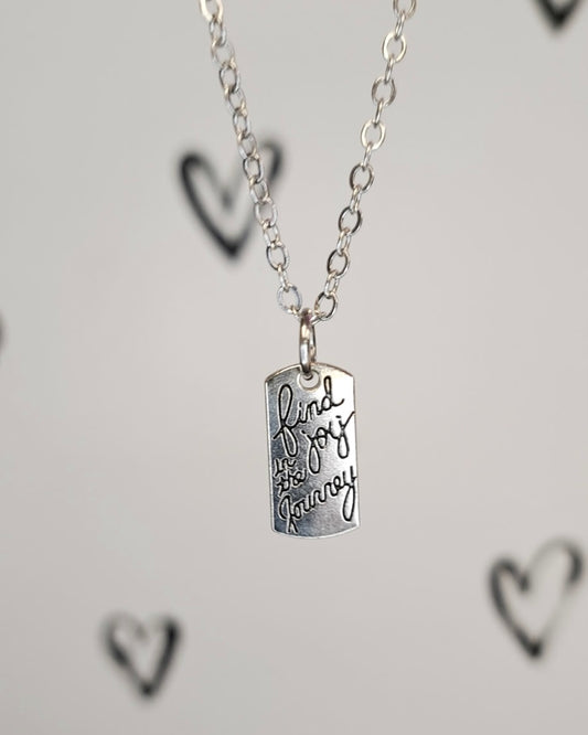 Find Joy In The Journey Necklace