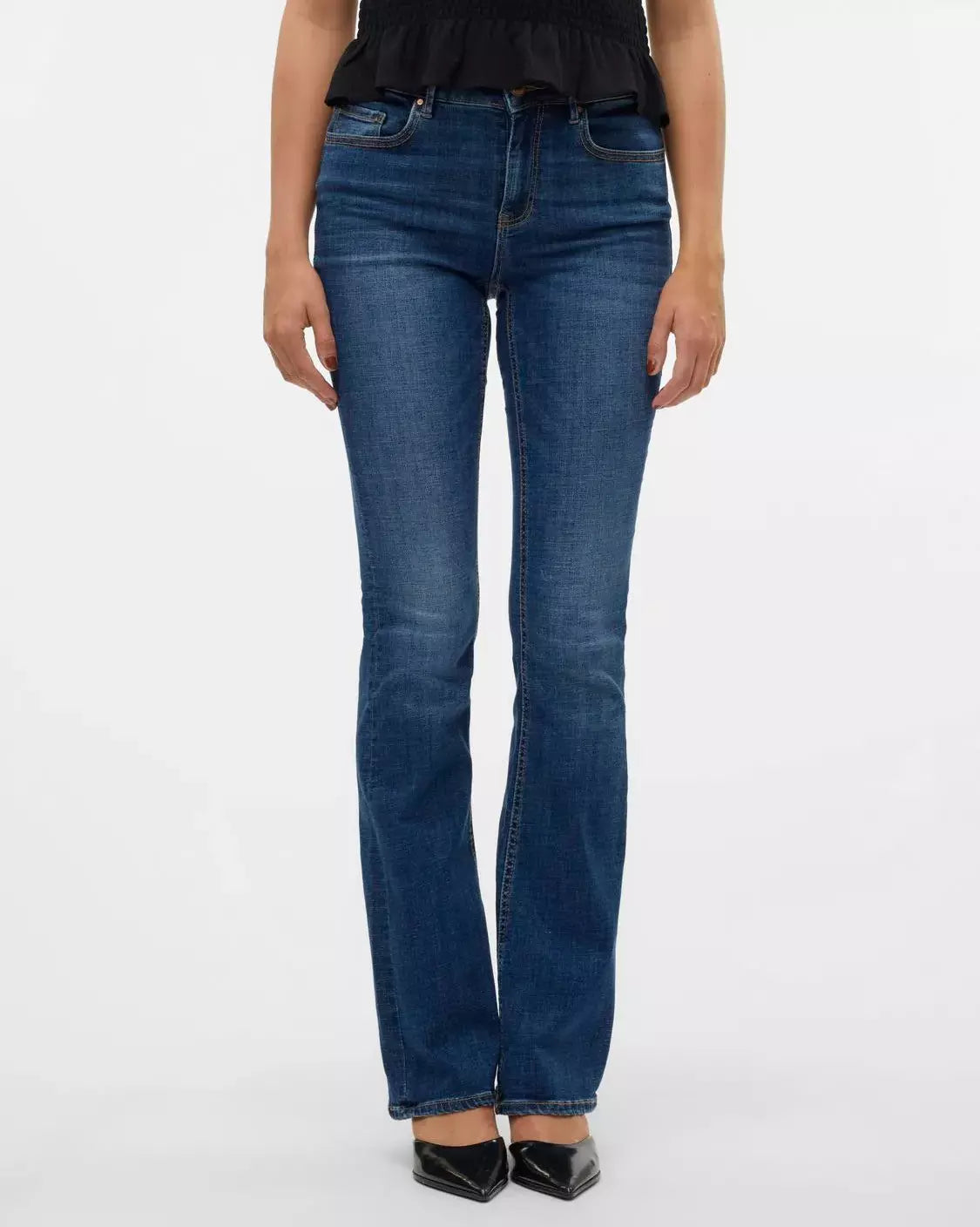 The Flash Flared Mid Rise Jean - 32" + 34" length!