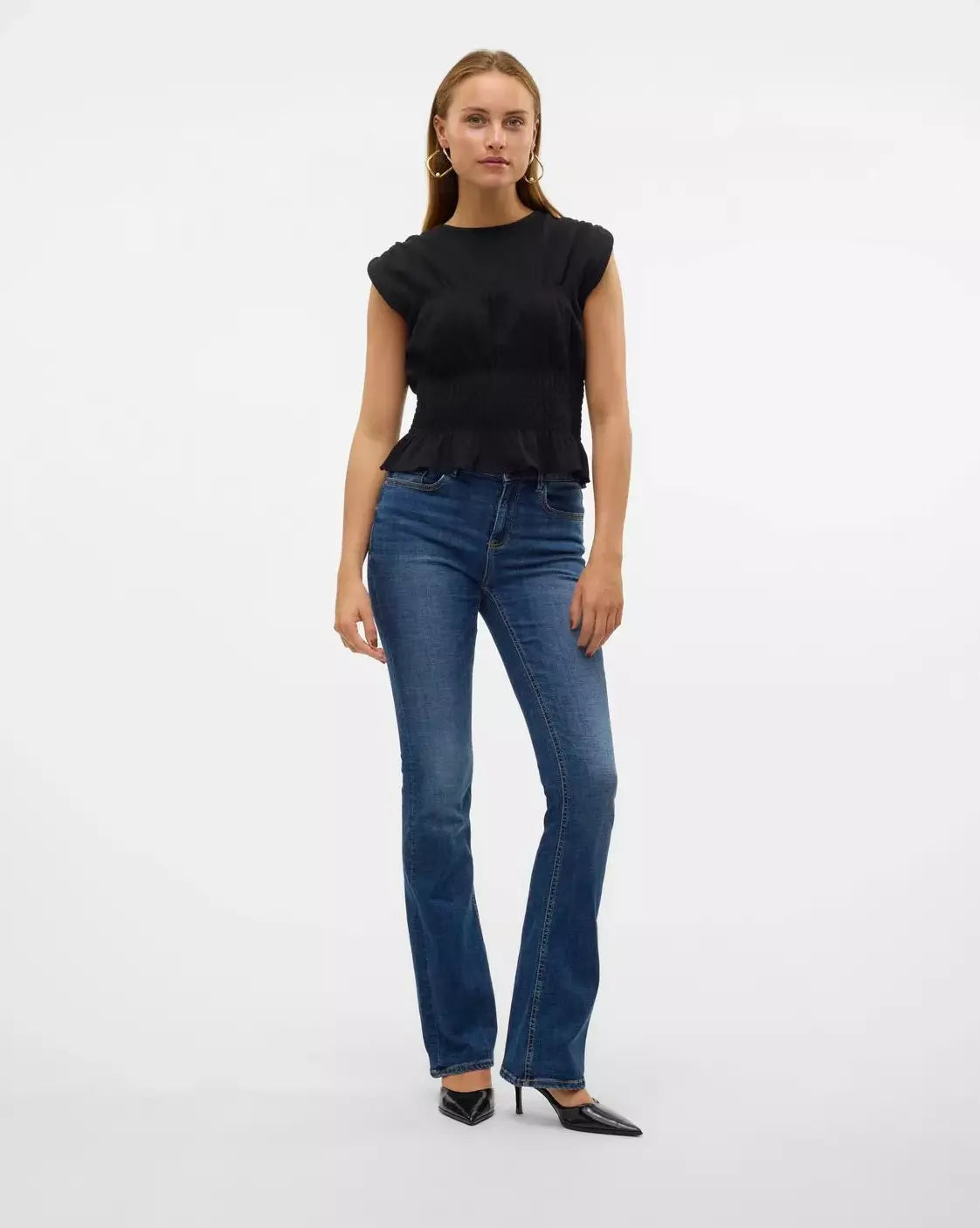 The Flash Flared Mid Rise Jean - 32" + 34" length!