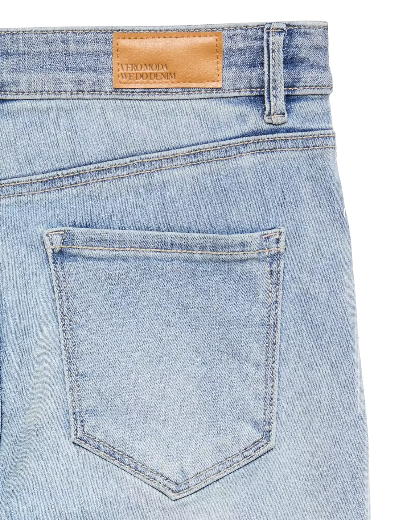 The Flash Mid Rise Light Blue Straight Jean