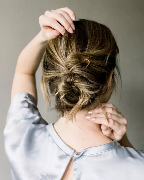 Straight Metal French Hair Pin
