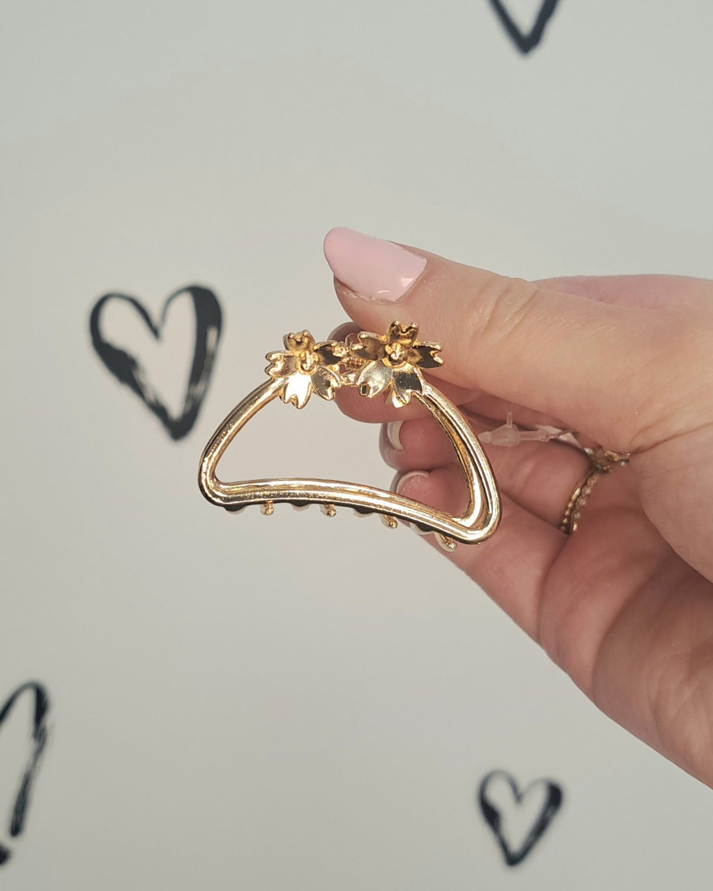 Gold Small Claw Hair Clip