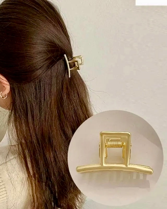 Gold Small Claw Hair Clip