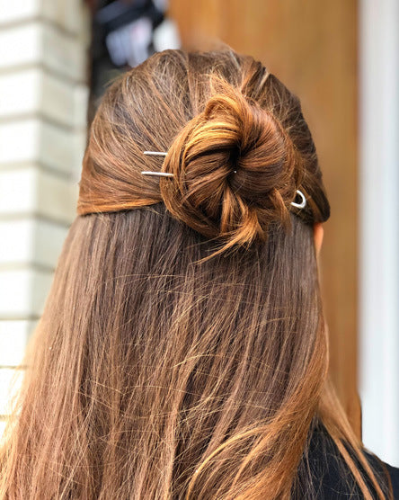 Straight Metal French Hair Pin