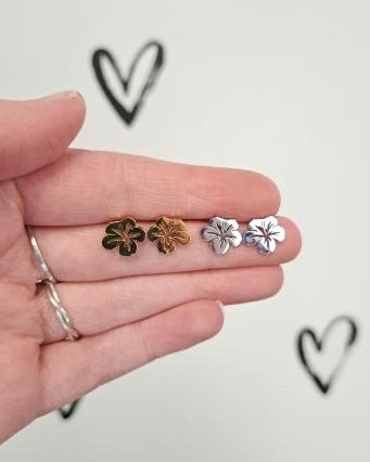 Hibiscus Flower Studs