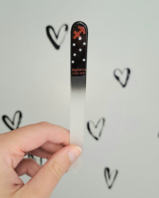 Horoscope Glass Nail File