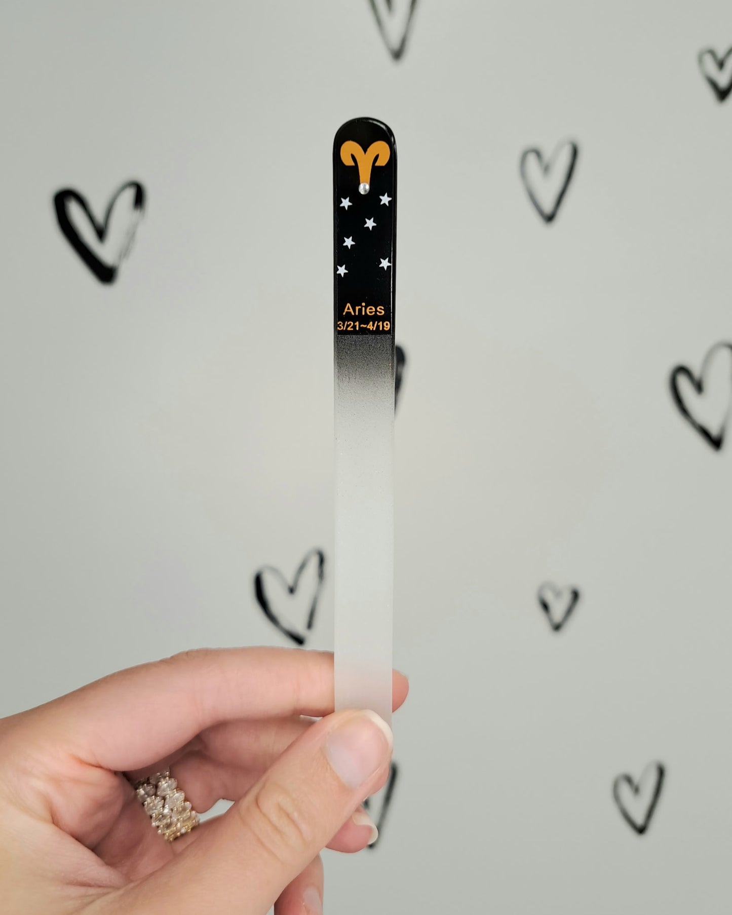 Horoscope Glass Nail File