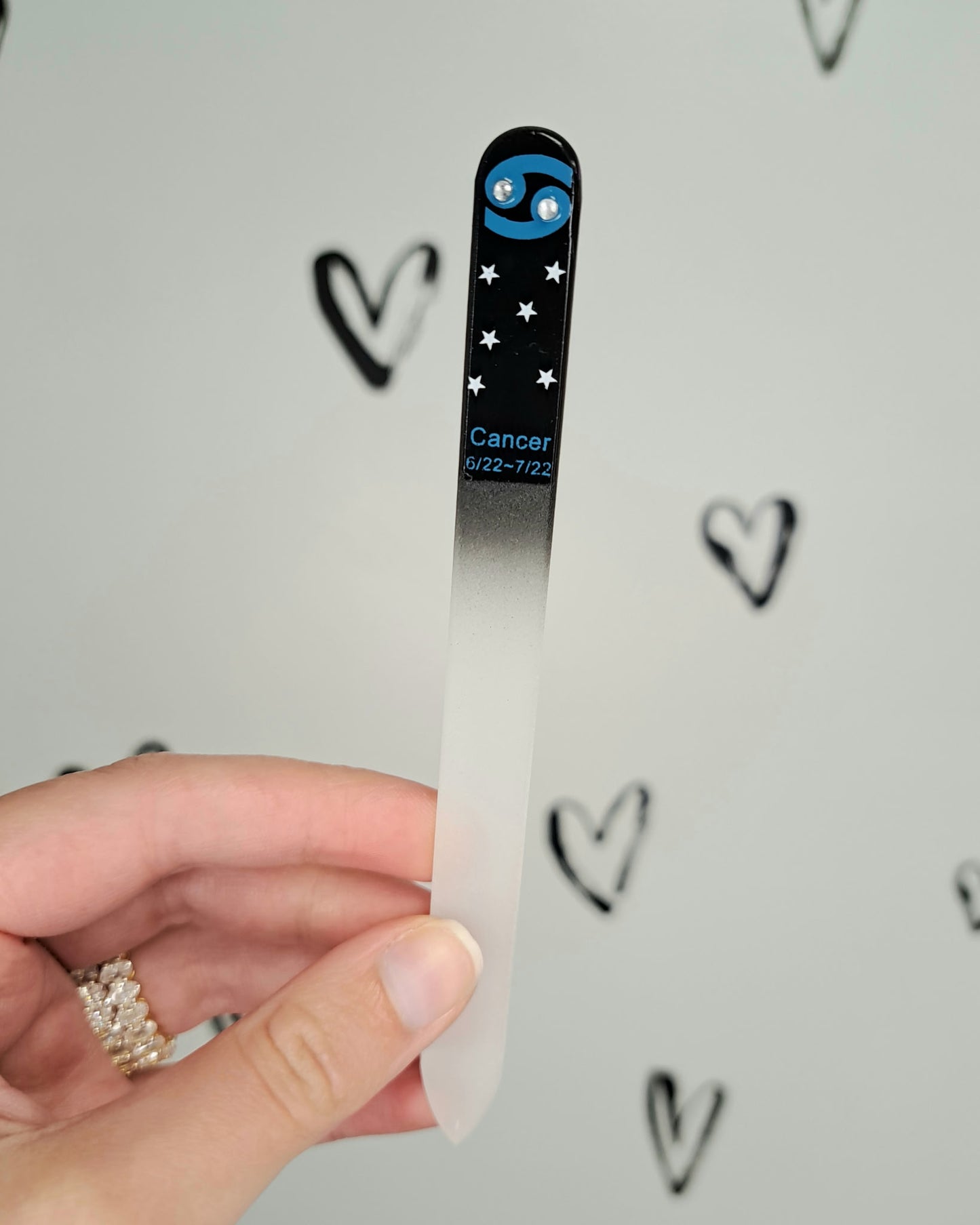 Horoscope Glass Nail File