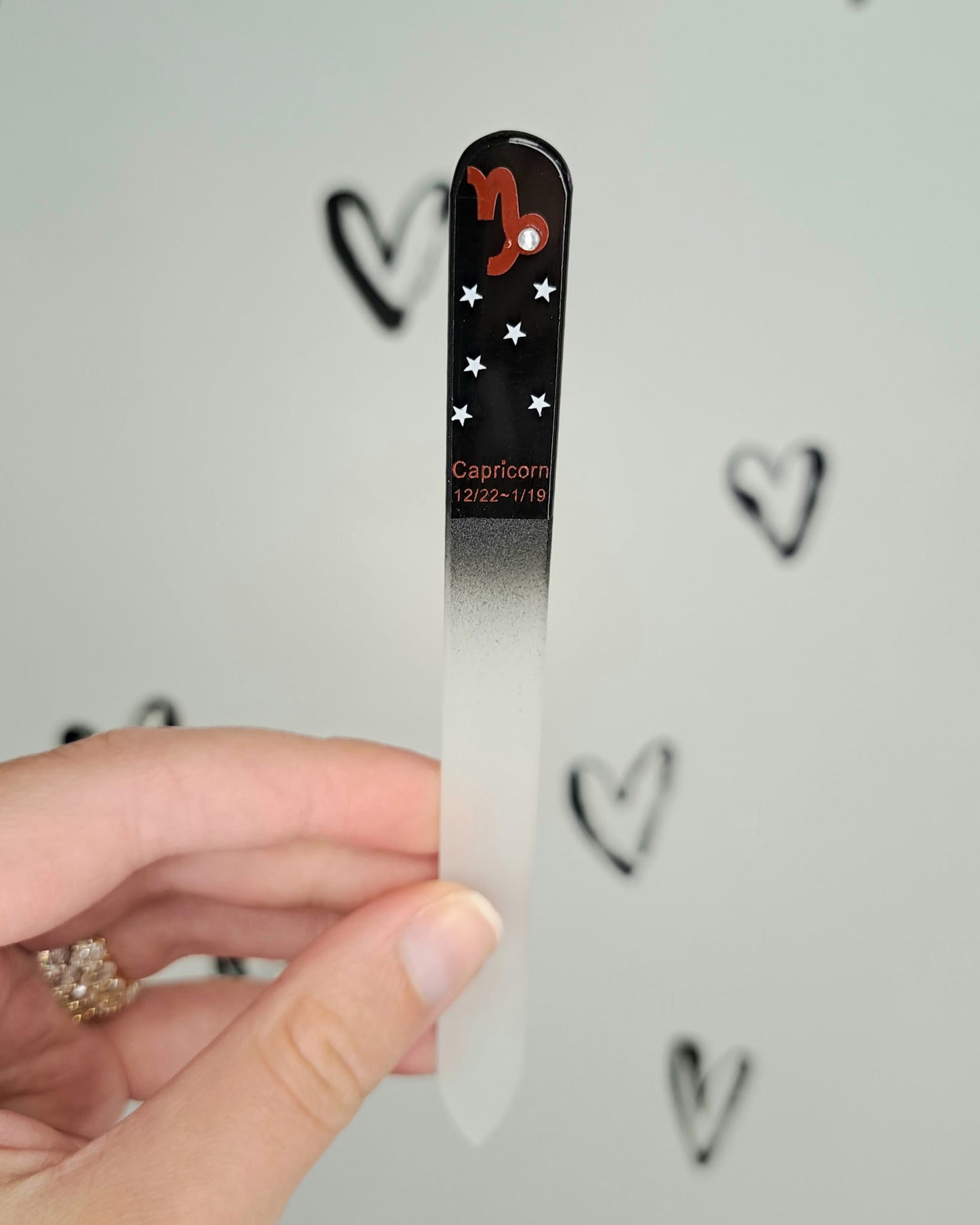 Horoscope Glass Nail File