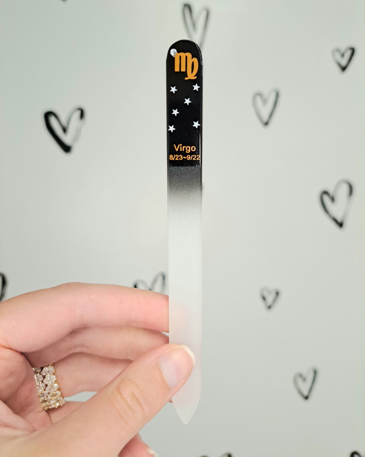 Horoscope Glass Nail File