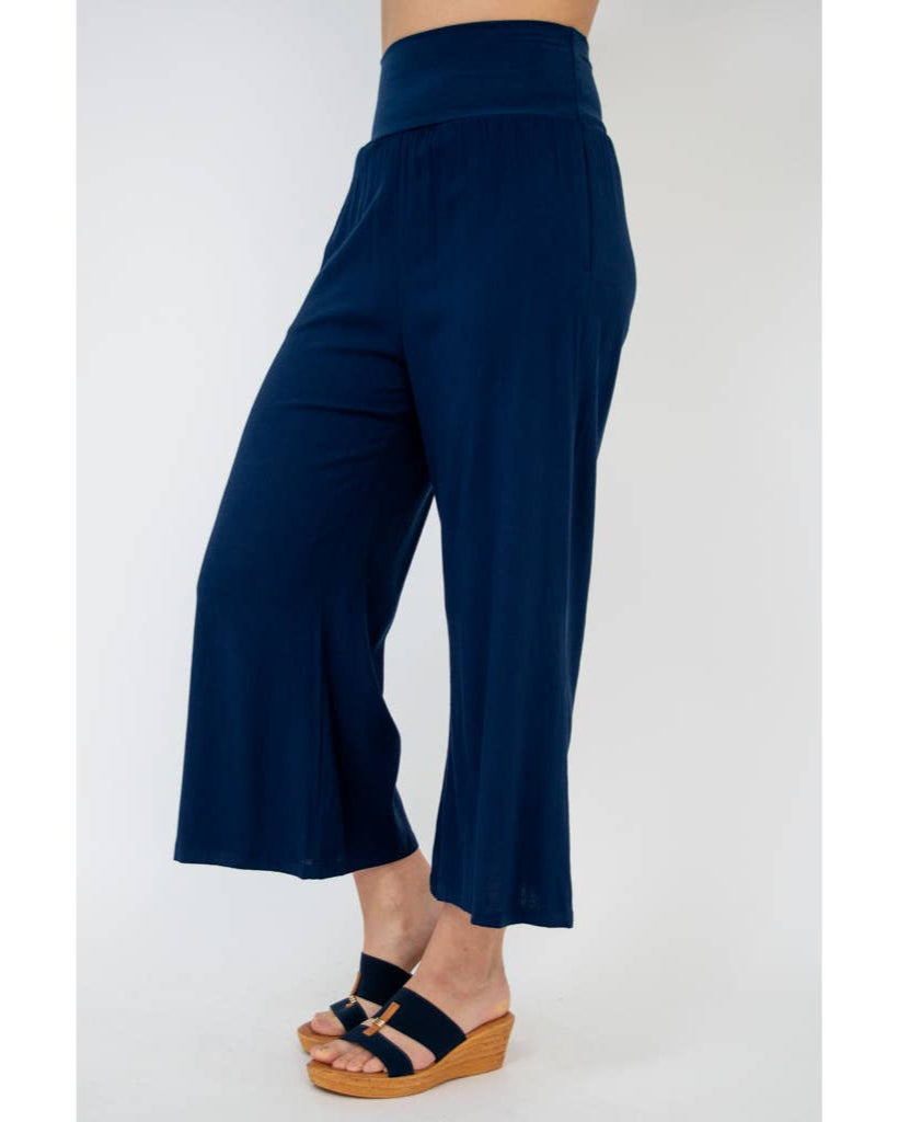 The Landon Linen/Bamboo Capri Ankle Pant 🍁 - 4 COLORS